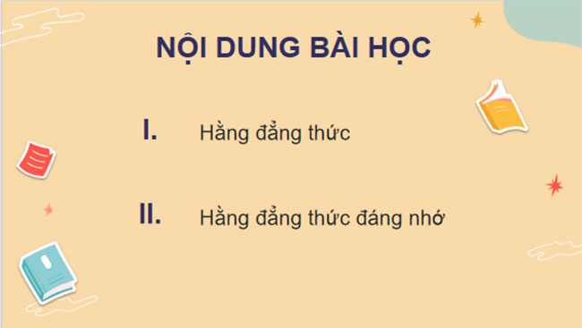 Hằng đẳng thức đáng nhớ