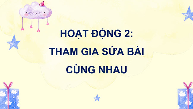 PowerPoint Tiếng Việt 5 Trả bài viết kể chuyện sáng tạo