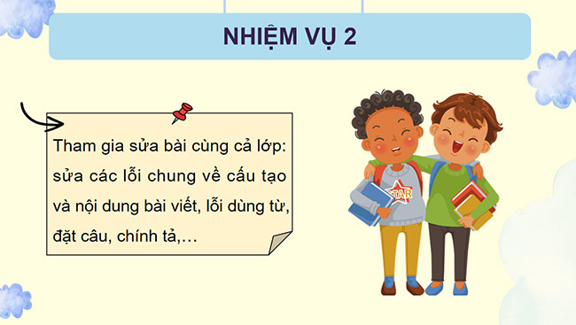 PowerPoint Tiếng Việt 5 Trả bài viết kể chuyện sáng tạo