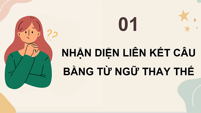 PowerPoint Tiếng Việt 5 Liên kết câu bằng cách thay thế từ ngữ