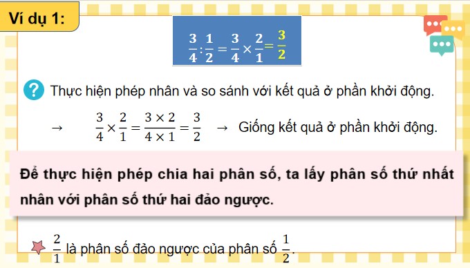 PowerPoint Toán 4 Bài 75: Phép chia phân số