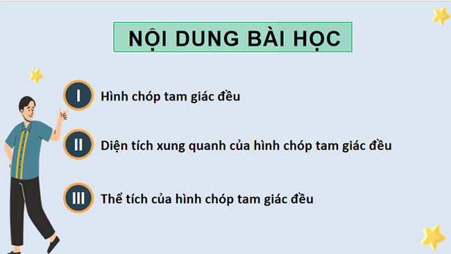 Giáo án PowerPoint Toán 8 Bài 1: Hình chóp tam giác đều