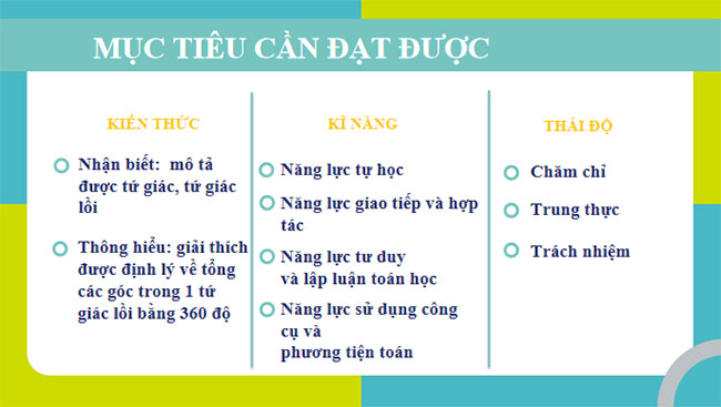 Giáo án PowerPoint Toán 8 Bài 2: Tứ giác