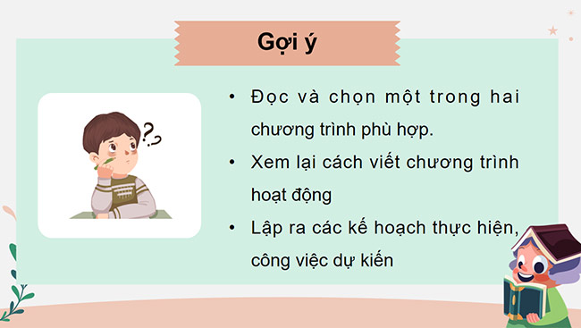 PowerPoint Tiếng Việt 5 Luyện tập viết chương trình hoạt động (Thực Thành viết)
