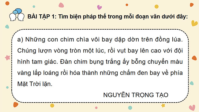 PowerPoint Tiếng Việt 5 Luyện tập liên kết câu bằng cách thay thế từ ngữ