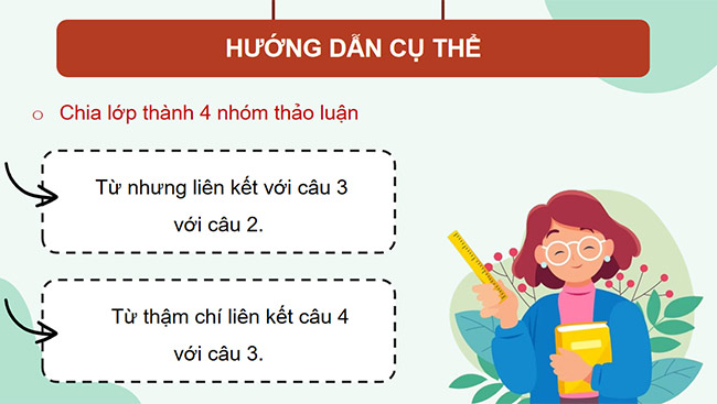 PowerPoint Tiếng Việt 5 Liên kết câu bằng từ ngữ nối