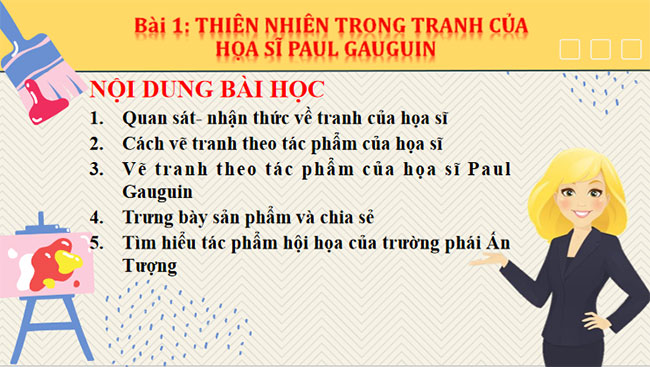 Thiên nhiên trong tranh của họa sĩ Paul Gauguin