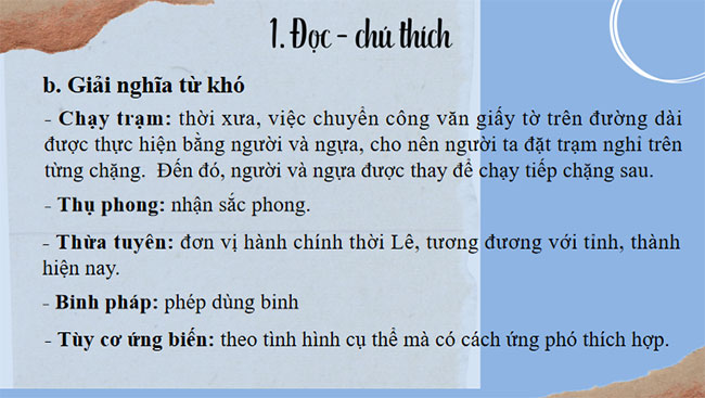 Giáo án PowerPoint Ngữ văn 8 Bài 1: Quang Trung đại phá quân Thanh