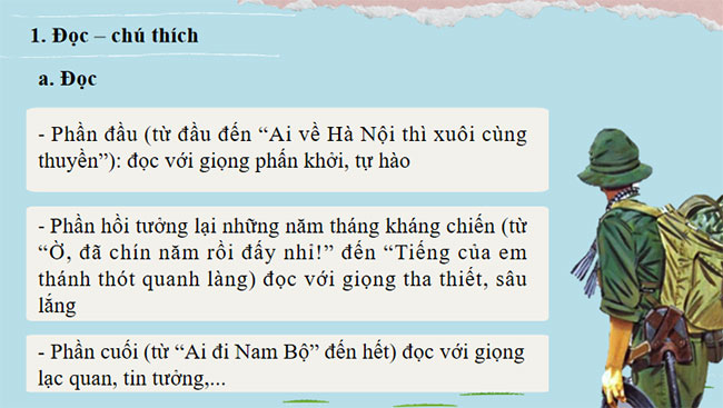 Giáo án PowerPoint Ngữ văn 8 Bài 1: Ta đi tới