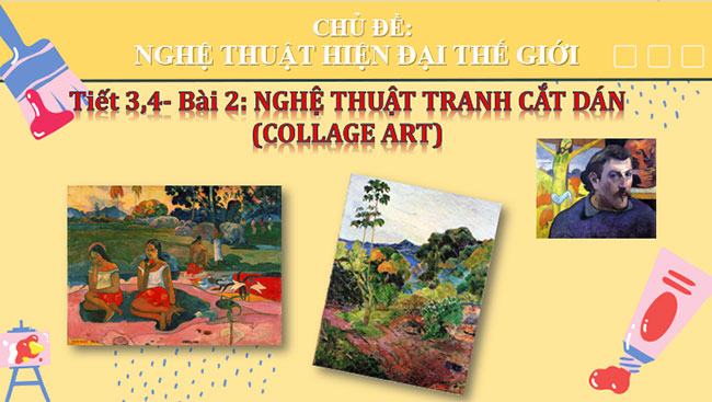 Nghệ thuật tranh cắt dán Collage art