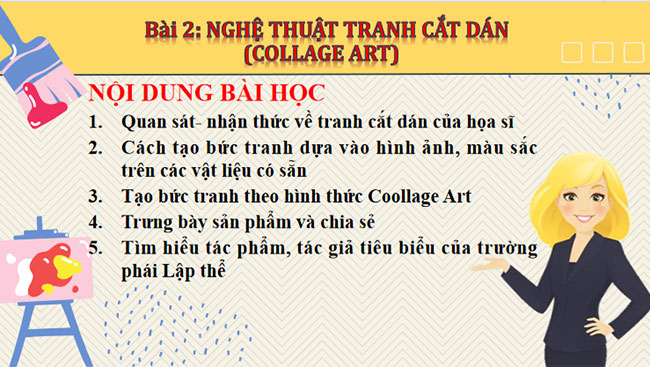 Nghệ thuật tranh cắt dán Collage art