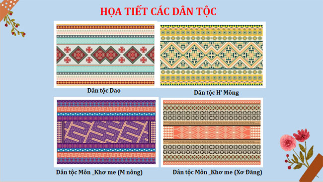 Thiết kế trang phục với họa tiết dân tộc