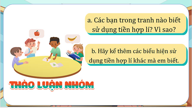 PowerPoint Đạo đức 5 Em nhận biết việc sử dụng tiền hợp lí