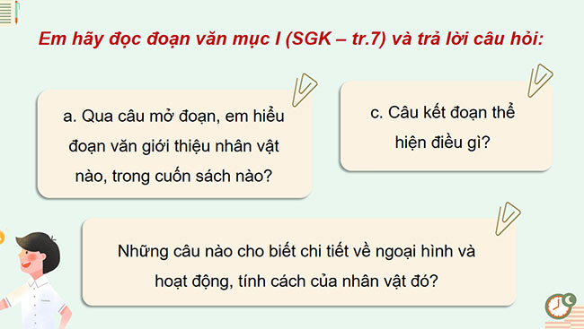 PowerPoint Tiếng Việt 5 Viết đoạn văn giới thiệu một nhân vật văn học
