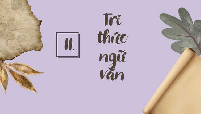 PowerPoint Ngữ văn 8 Bài 3 Tri thức ngữ văn