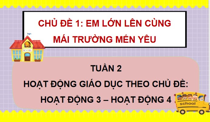 PowerPoint Hoạt động trải nghiệm 4 Tuần 2