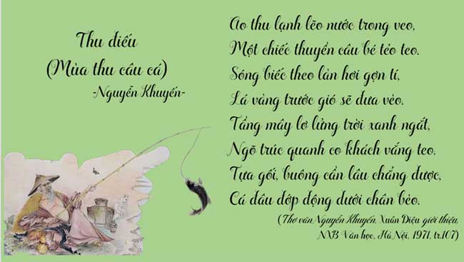 PowerPoint Ngữ văn 8 Bài 2 Thu điếu