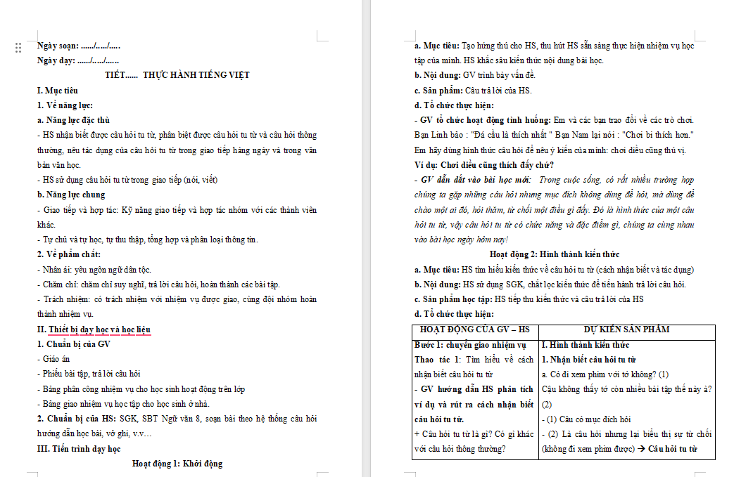 Thực hành tiếng Việt trang 107