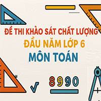 Đề khảo sát Toán 6 lần 2 năm học 2025 Phòng GD&ĐT Cẩm Giàng, Hải Dương