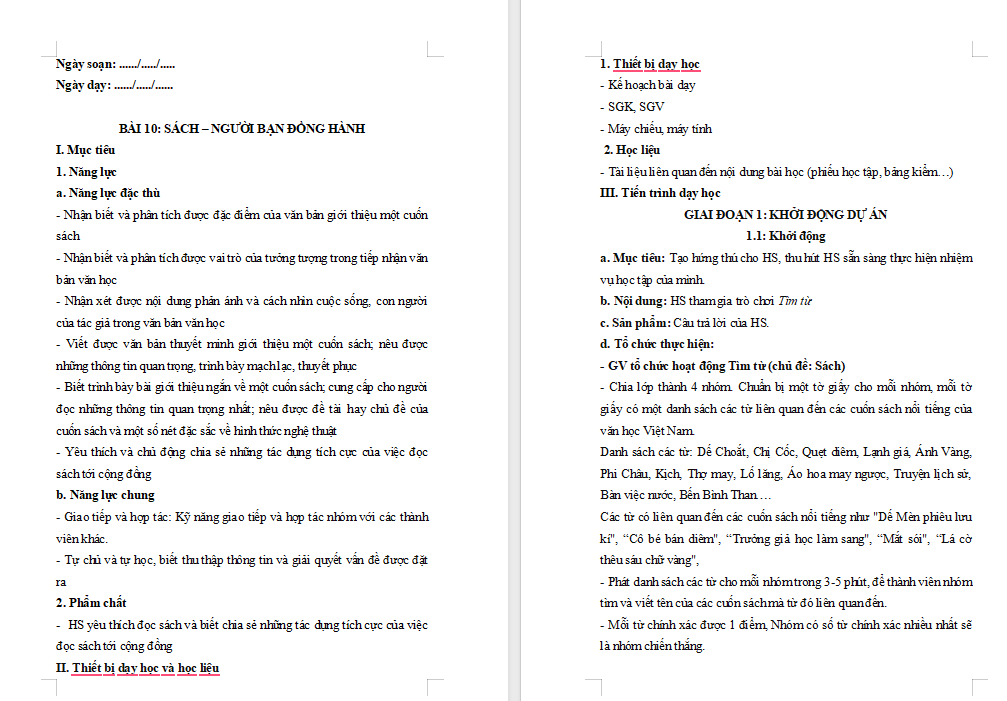 Giáo án PowerPoint Ngữ văn 8 Bài 10: Tri thức ngữ văn