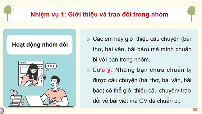 PowerPoint Tiếng Việt 5 Trao đổi Em đọc sách báo