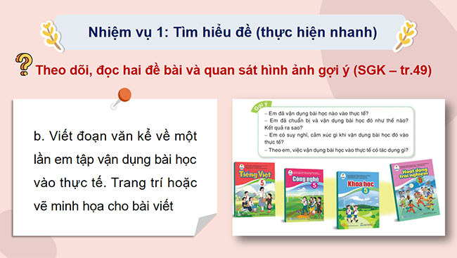 PowerPoint Tiếng Việt 5 Những bài học hay