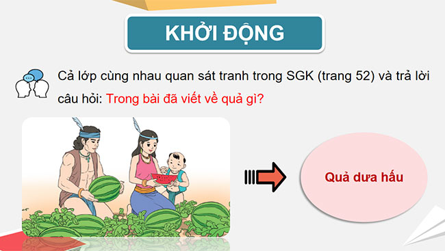 PowerPoint Tiếng Việt 5 Sự tích dưa hấu