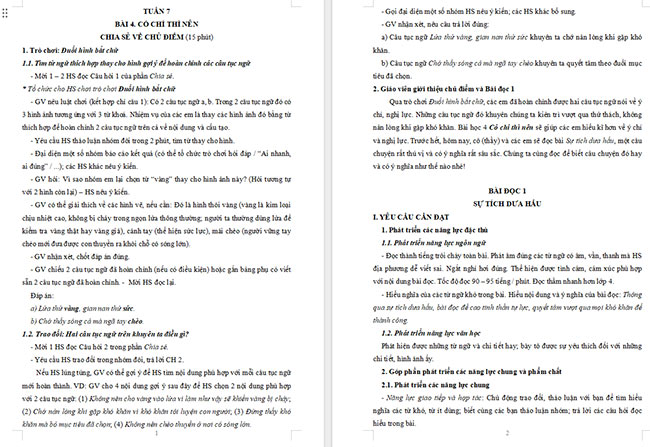 Giáo án Tiếng Việt 5 Sự tích dưa hấu