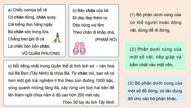 PowerPoint Tiếng Việt 5 Từ đa nghĩa