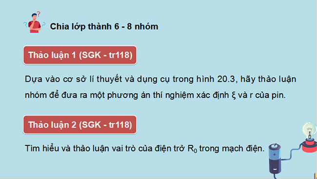 Giáo án PowerPoint Vật lí 11 Bài 20 CTST