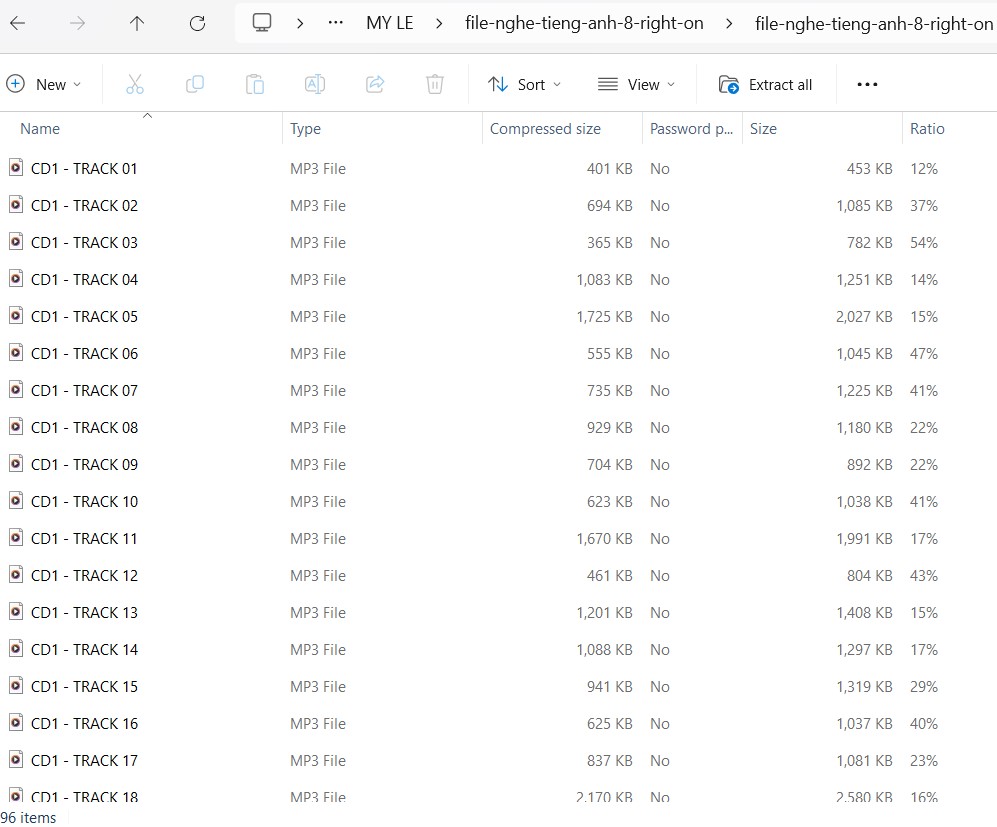 File nghe tiếng Anh 8 Right on