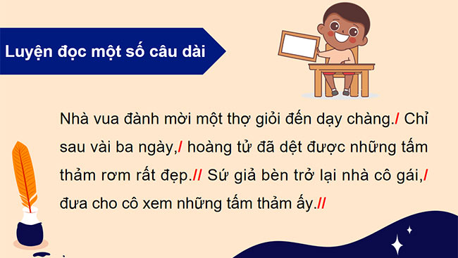 PowerPoint Tiếng Việt 5 Hoàng tử học nghề