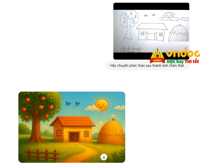 Biến mô tả thành ảnh 