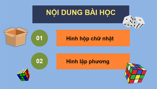 Hình hộp chữ nhật Hình lập phương