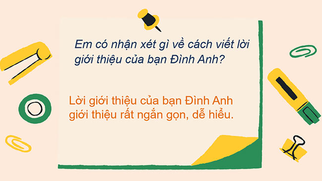 PowerPoint Tiếng Việt 2 Nói, viết lời tự giới thiệu