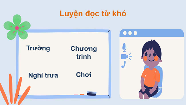 PowerPoint Tiếng Việt 2 Đọc Thời gian biểu