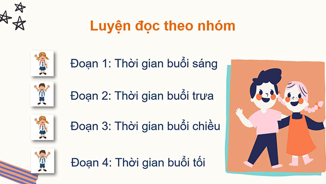 PowerPoint Tiếng Việt 2 Đọc Thời gian biểu