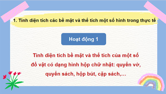  Các bài toán về đo đạc và gấp hình