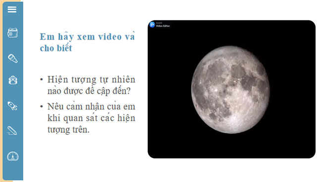 Chuyển động nhìn thấy của một số thiên thể trên nền trời sao