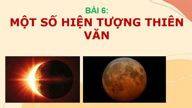 Một số hiện tượng thiên văn