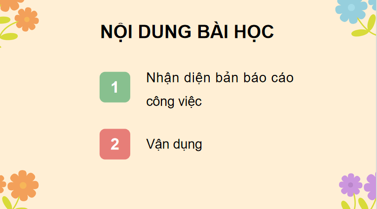 Bài 6: Tìm hiểu cách viết báo cáo công việc