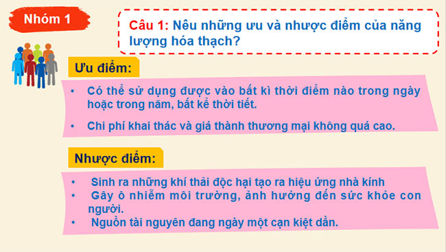 Năng lượng hóa thạch và năng lượng tái tạo