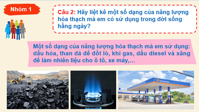 Năng lượng hóa thạch và năng lượng tái tạo