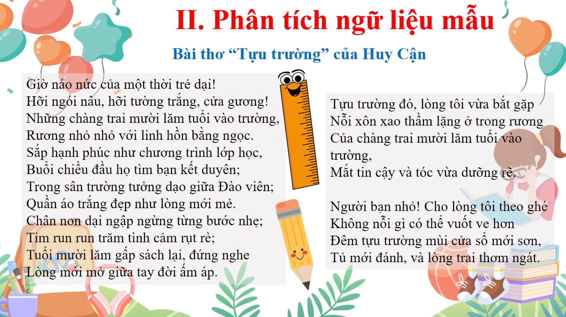 Giáo án PPT Văn 9 CTST Bài Viết đoạn văn ghi lại cảm nghĩ về một bài thơ tám chữ