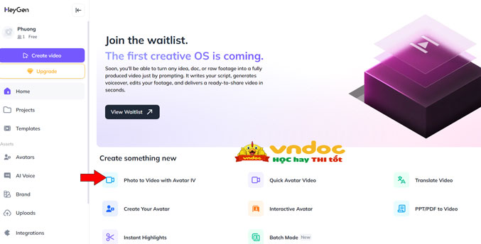 Photo to Video with Avatar IV