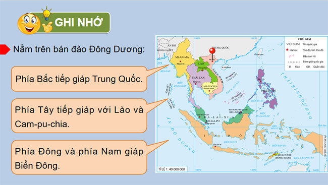 Vị trí địa lí và phạm vi lãnh thổ