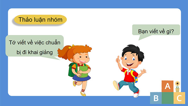 PowerPoint Tiếng Việt 3 Em chuẩn bị đi khai giảng