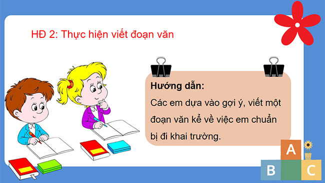 PowerPoint Tiếng Việt 3 Em chuẩn bị đi khai giảng
