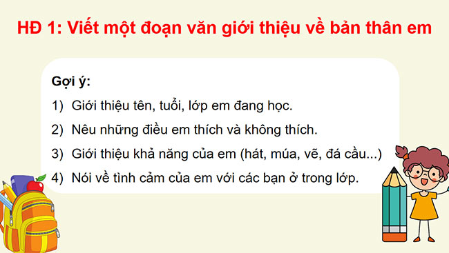 PowerPoint Tiếng Việt 3 Em là học sinh lớp 3