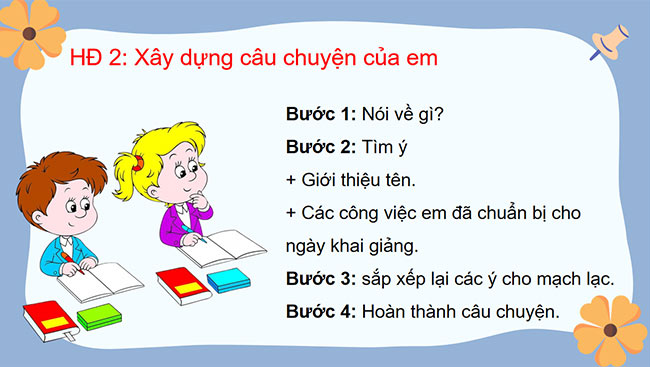 PowerPoint Tiếng Việt 3 Kể chuyện Em chuẩn bị đi khai giảng